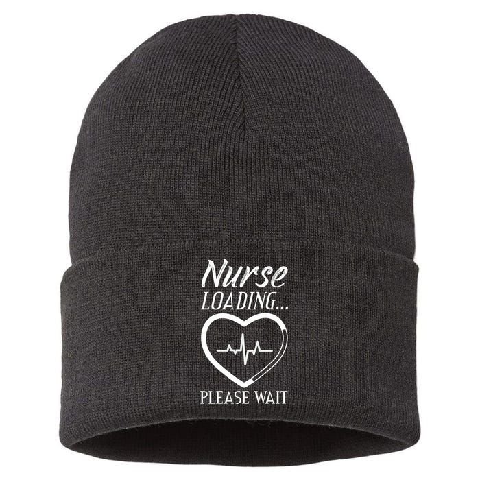 Nurse Loading.... Please Wait Sustainable Knit Beanie