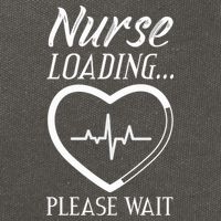 Nurse Loading.... Please Wait Cotton Canvas Backpack