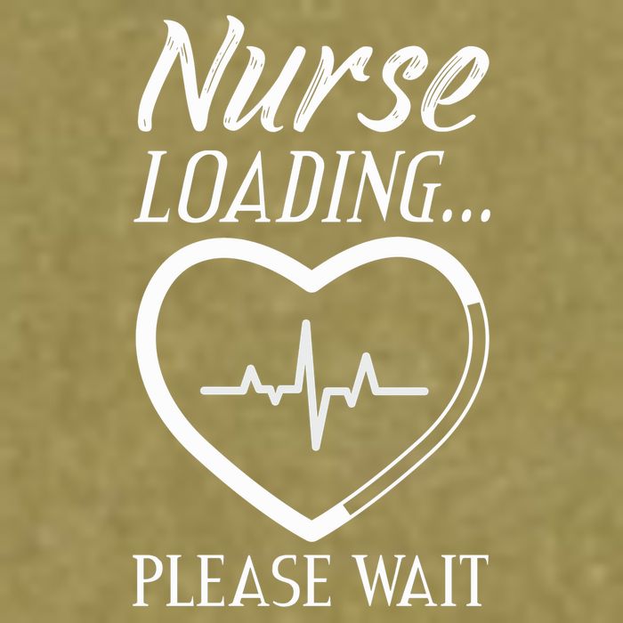 Nurse Loading.... Please Wait Garment-Dyed Women's Muscle Tee