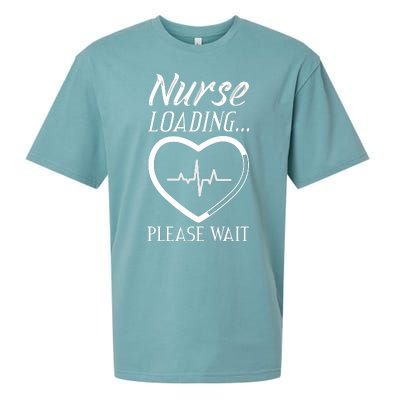 Nurse Loading.... Please Wait Sueded Cloud Jersey T-Shirt