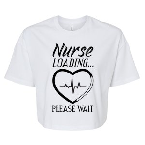 Nurse Loading.... Please Wait Bella+Canvas Jersey Crop Tee