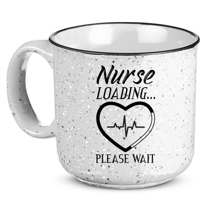 Nurse Loading.... Please Wait 15oz Campfire Ceramic Mug