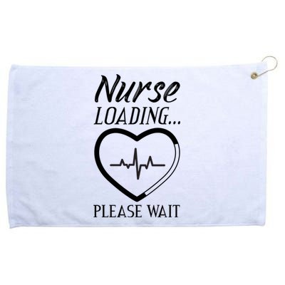 Nurse Loading.... Please Wait Grommeted Golf Towel