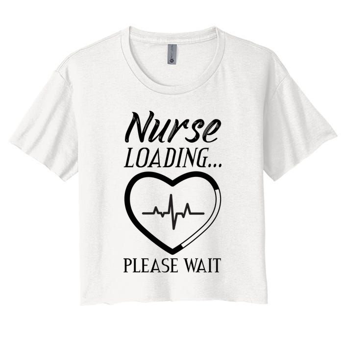 Nurse Loading.... Please Wait Crop Top