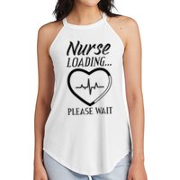 Nurse Loading.... Please Wait Women's Perfect Tri Rocker Tank