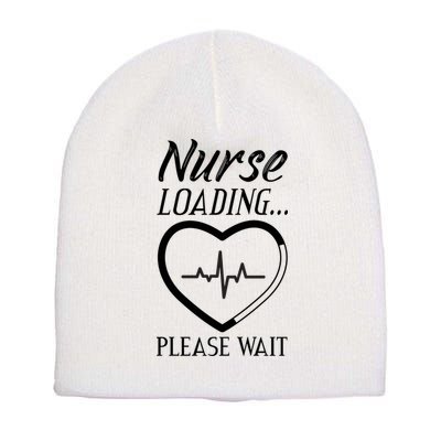 Nurse Loading.... Please Wait Short Acrylic Beanie