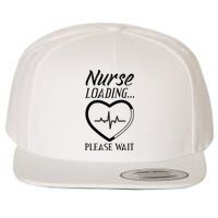 Nurse Loading.... Please Wait Wool Snapback Cap