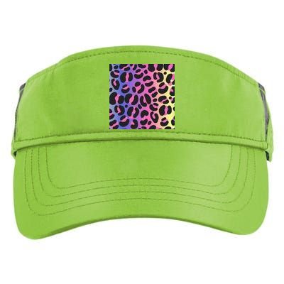 Neon Leopard Pattern Adult Drive Performance Visor