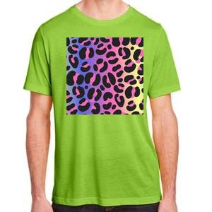 Neon Leopard Pattern Adult ChromaSoft Performance T-Shirt