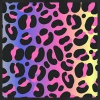 Neon Leopard Pattern 7 Panel Mesh Trucker Snapback Hat
