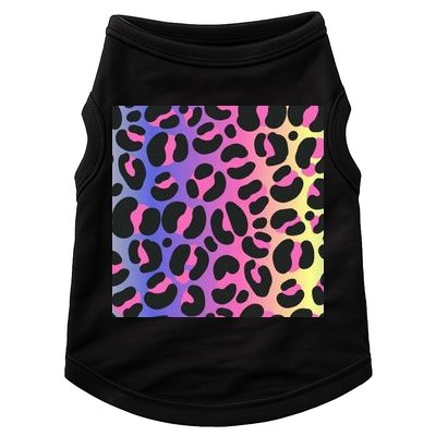 Neon Leopard Pattern Doggie Tank