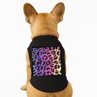 Neon Leopard Pattern Doggie Tank