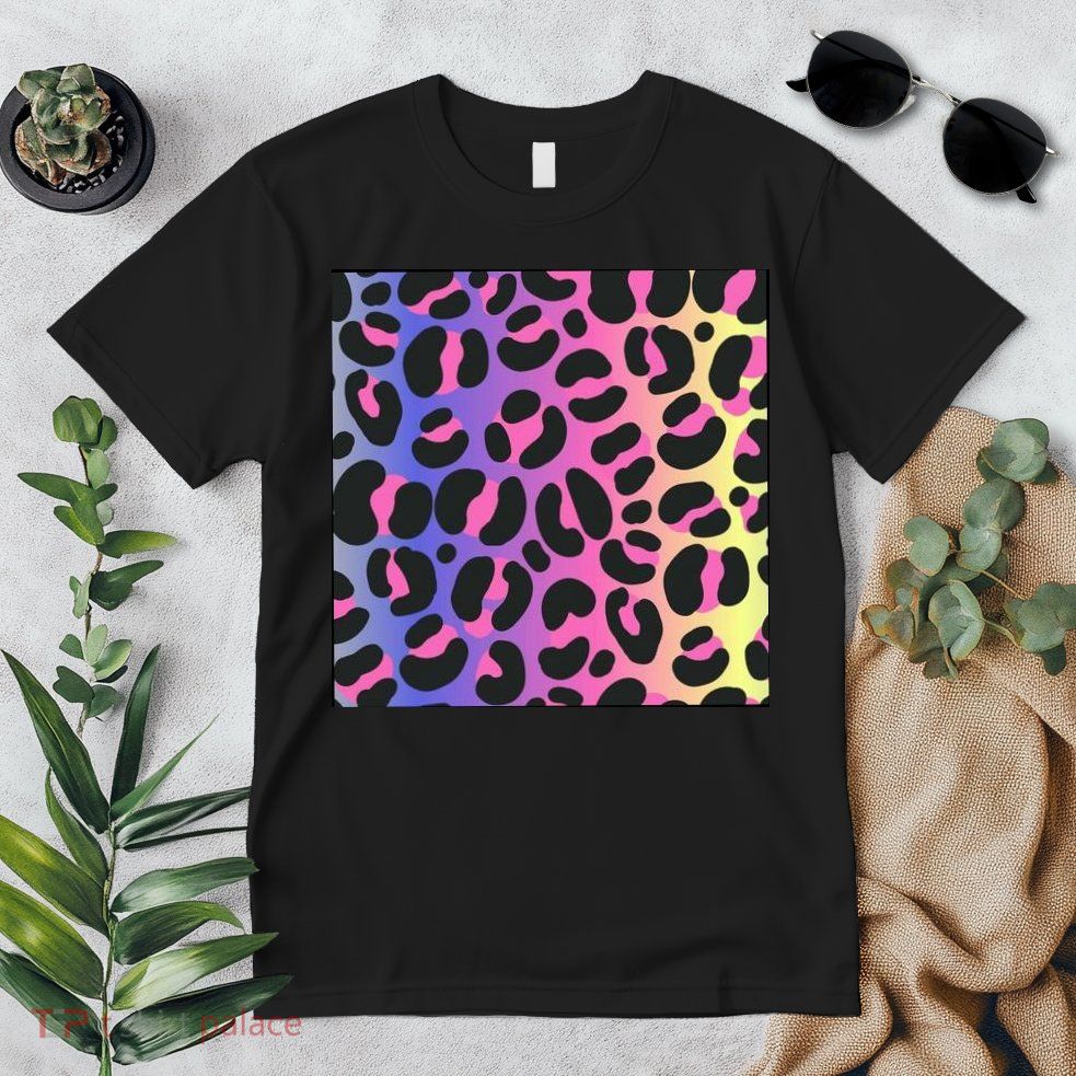 Neon Leopard Pattern Premium T-Shirt