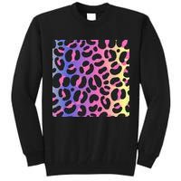 Neon Leopard Pattern Tall Sweatshirt