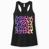 Neon Leopard Pattern Womens Tank Top