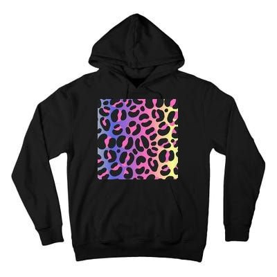 Neon Leopard Pattern Tall Hoodie