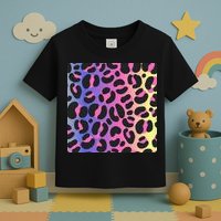 Neon Leopard Pattern Toddler T-Shirt