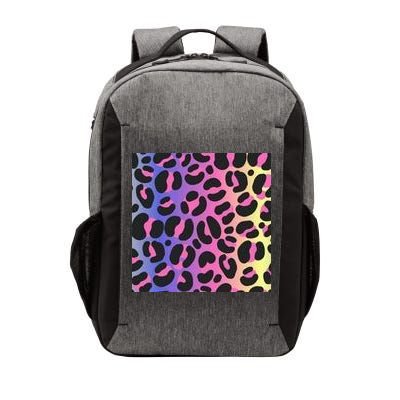 Neon Leopard Pattern Vector Backpack