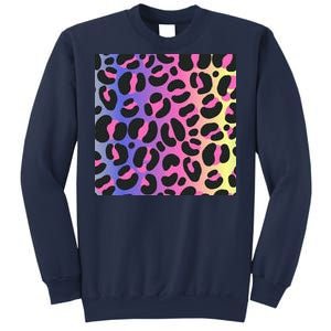 Neon Leopard Pattern Sweatshirt