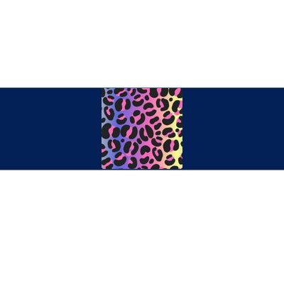 Neon Leopard Pattern Bumper Sticker