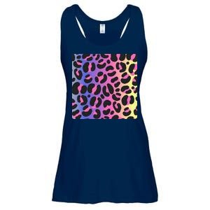 Neon Leopard Pattern Ladies Essential Flowy Tank