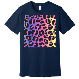 Neon Leopard Pattern Premium T-Shirt