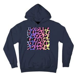 Neon Leopard Pattern Tall Hoodie