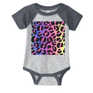 Neon Leopard Pattern Infant Baby Jersey Bodysuit