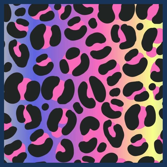 Neon Leopard Pattern Infant Baby Jersey Bodysuit