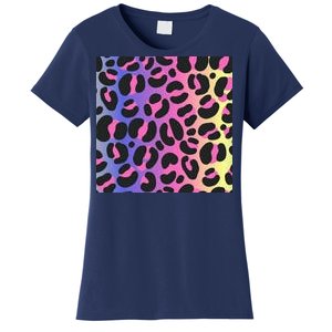 Neon Leopard Pattern Women's T-Shirt