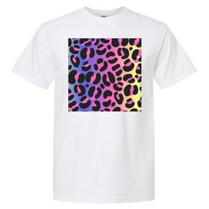 Neon Leopard Pattern Garment-Dyed Heavyweight T-Shirt