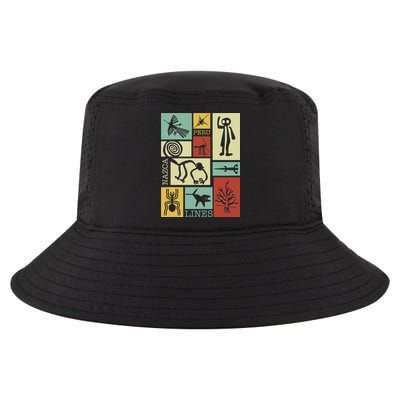 Nazca Lines Peru Geoglyphs Retro Box Artworks Cool Comfort Performance Bucket Hat