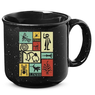 Nazca Lines Peru Geoglyphs Retro Box Artworks 15oz Campfire Ceramic Mug