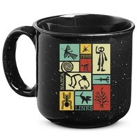 Nazca Lines Peru Geoglyphs Retro Box Artworks 15oz Campfire Ceramic Mug
