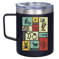 Nazca Lines Peru Geoglyphs Retro Box Artworks 12oz Stainless Steel Coffee Mug