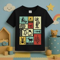 Nazca Lines Peru Geoglyphs Retro Box Artworks Toddler T-Shirt