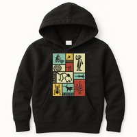 Nazca Lines Peru Geoglyphs Retro Box Artworks Kids Hoodie
