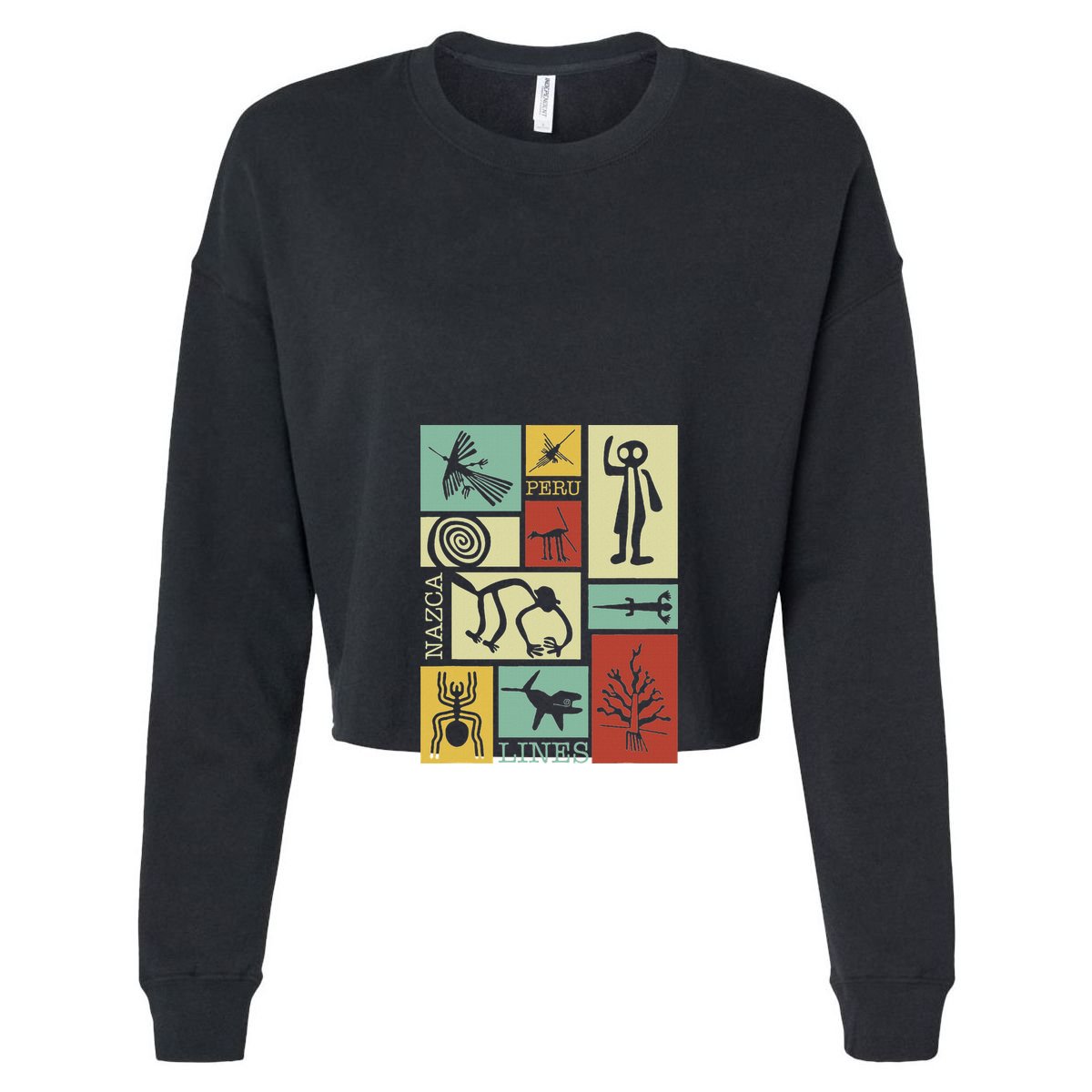 Nazca Lines Peru Geoglyphs Retro Box Artworks Kids Hoodie