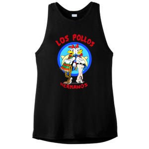 New Los Pollos Cool Vector Design Tshirt Ladies PosiCharge Tri-Blend Wicking Tank