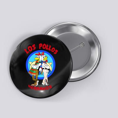 New Los Pollos Cool Vector Design Tshirt Button