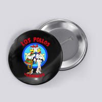 New Los Pollos Cool Vector Design Tshirt Button