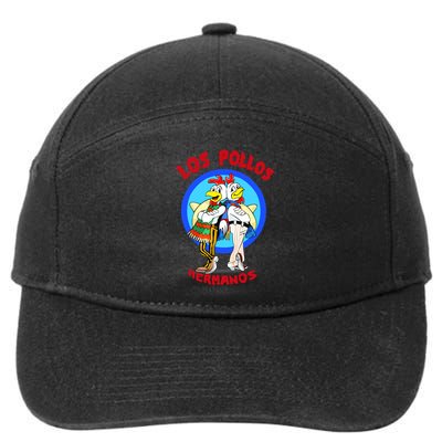 New Los Pollos Cool Vector Design Tshirt 7-Panel Snapback Hat