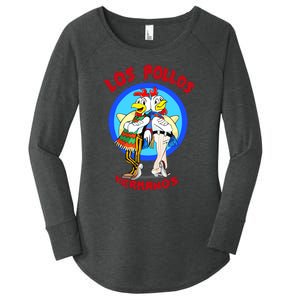 New Los Pollos Cool Vector Design Tshirt Women's Perfect Tri Tunic Long Sleeve Shirt