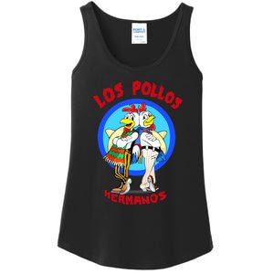 New Los Pollos Cool Vector Design Tshirt Ladies Essential Tank