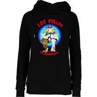 New Los Pollos Cool Vector Design Tshirt Womens Funnel Neck Pullover Hood