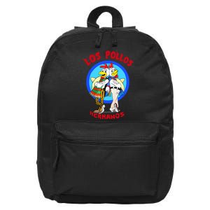 New Los Pollos Cool Vector Design Tshirt 16 in Basic Backpack