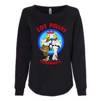 New Los Pollos Cool Vector Design Tshirt Womens California Wash Sweatshirt