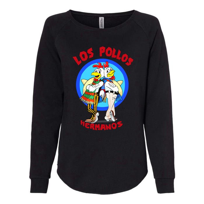 New Los Pollos Cool Vector Design Tshirt Womens California Wash Sweatshirt