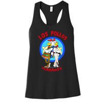 New Los Pollos Cool Vector Design Tshirt Women's Racerback Tank