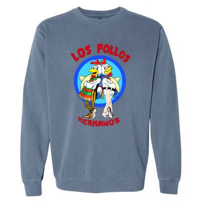 New Los Pollos Cool Vector Design Tshirt Garment-Dyed Sweatshirt